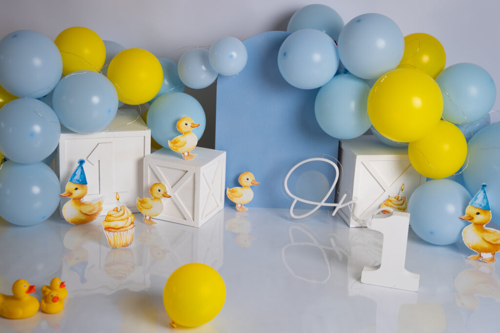 Set Geburtstagsshooting blau